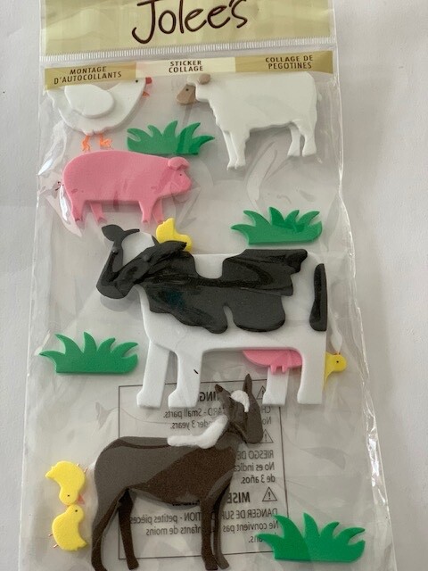 JOLEE’S BOUTIQUE FARM ANIMALS SOFT SPONGY FARM ANIMALS