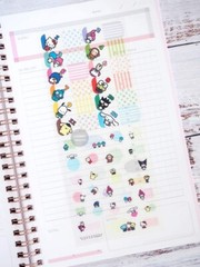 Sanrio Decorative Repositionable Index Tabs Planner Stickers