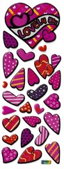 3D puffy Stickers HEART ❤️💙💘💗🐈 💋 KITTEN STAR HAPPY hearts