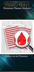 Period Planner Stickers for Diary Calendars, Journals and Scrapbooking