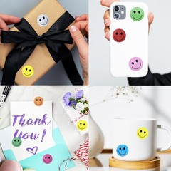 1 Inch Shiny Happy Face Stickers Circle Dots Labels Reward Stickers Teachers …