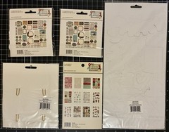 Simple Stories WINTER FARMHOUSE 12×12 Kit, 6×8 Paper, Bits, Bows, Stickers LOT
