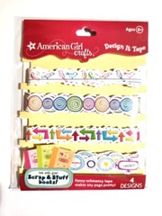 American Girl Crafts Scrapbooking Design Tape Stamper Kit NEW Sealed Set#2