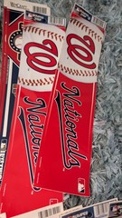 MLB Bumper Stickers Bumper Strips Lot With Flaws READ Lot Of 29