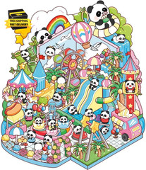DIY 3D House Sticker Book for Teens & Adults – 4 Reusable Waterproof Therapy Sce