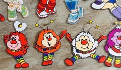 Rainbow Brite Character Sticker Set of 8 + 7 Sprites Stickers