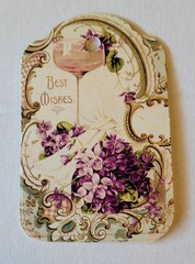 Lot of 12 Floral Gift Tags, Journal, Scrapbooking, Card Making Tags