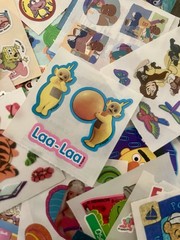 ♡10 Mods Sandylion Mix CHARACTER Grab Mystery Vintage Stickers Variety Random ♡