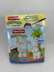 1999 Fisher Price Little People Toddler Sticker Books, Paint, Storybooks And Fig