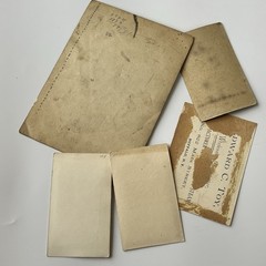 Antique Ephemera Photograph Trade Card Fun Variety Scrap Lot Scrapbooking