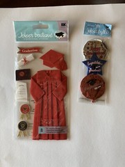 Jolee s Boutique Graduation K&Company Cap & Gown Balloons Tassle Stickers Lot 4