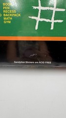 VTG SandyLion 1500 Sticker Set Box Rare Metallic Prismatic Teacher Y2K Lot