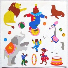 Mrs Grossman Vintage Size 6 x 6 Inch Jumbo Sticker Sheet Asst. *Your Choice*