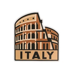 Italy Vinyl Sticker