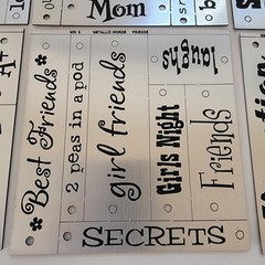 CHOICE-DCWV ~Metallic Look Accents Die Cuts Paper Craft Card Scrapbook Tags ~NEW