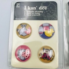 Lot of 6 I KAN DEE Shaker Bubbles 3-D Stickers New NIP Crafting -12 Styles Avail
