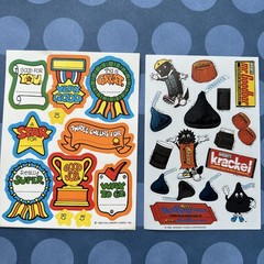 Vintage 80s 90s Y2K Hallmark AGC + Stickers 25 FULL SHEETS Characters Foil Heart