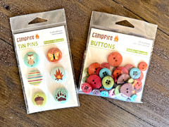 October Afternoon «Campfire» – RARE COLLECTORS Sticker & Embellishments