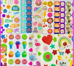 399 Sticker SCRATCH N SNIFF STINKY STICKERS SCENTED FUN CUTE EASTER THEMES