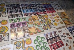 Vintage Stickers Current Inc And Other Brands Animals, Balloons Etc 24 Total