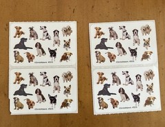 DOG Stickers ~ 2 Sheets SmileMakers ~ 48 Pcs Scrapbook