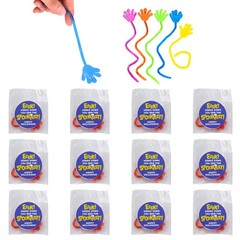Oriental Trading Bulk Halloween Sticky Hands with Handout Sticker for 72, 1 1/4″