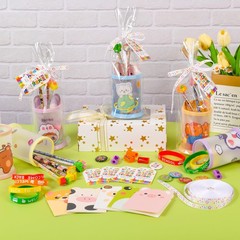 24 PCS Student Stationery Set Pencil Holder Notebook Prize Back To School