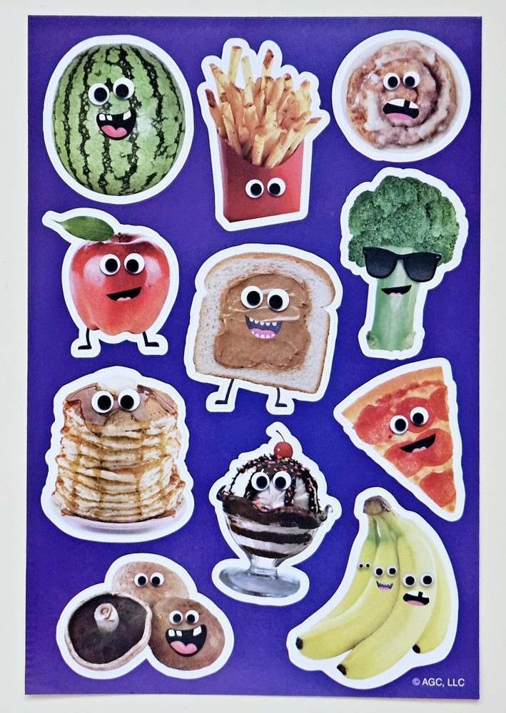 Themed /Food, Emoji Sticker sheet