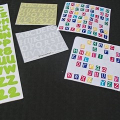 Creative Memories & Making Memories Lot 1 Large, Green ABC’s Alphabet Stickers