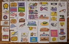 Retro Novelty 80’s Slang Motivation Pop Culture Book Club Stickers