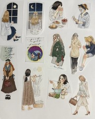Transparent Journaling Stickers (10 Stickers/Order) – Random Assortment
