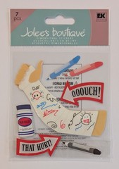 VERY RARE Jolee’s Broken Arm Scrapbooking Stickers Doctor Nurse Hospital Medical