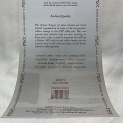 2004 PSX Designs For Creativity Stickers “Teen Sayings” SR6076-39 Sheets/1 Roll