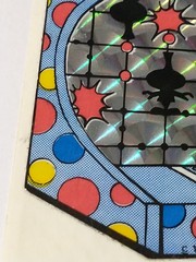 1984 SEPP Hanna-Barbera Snorks All Star Seaworthy Sticker Prism Holographic