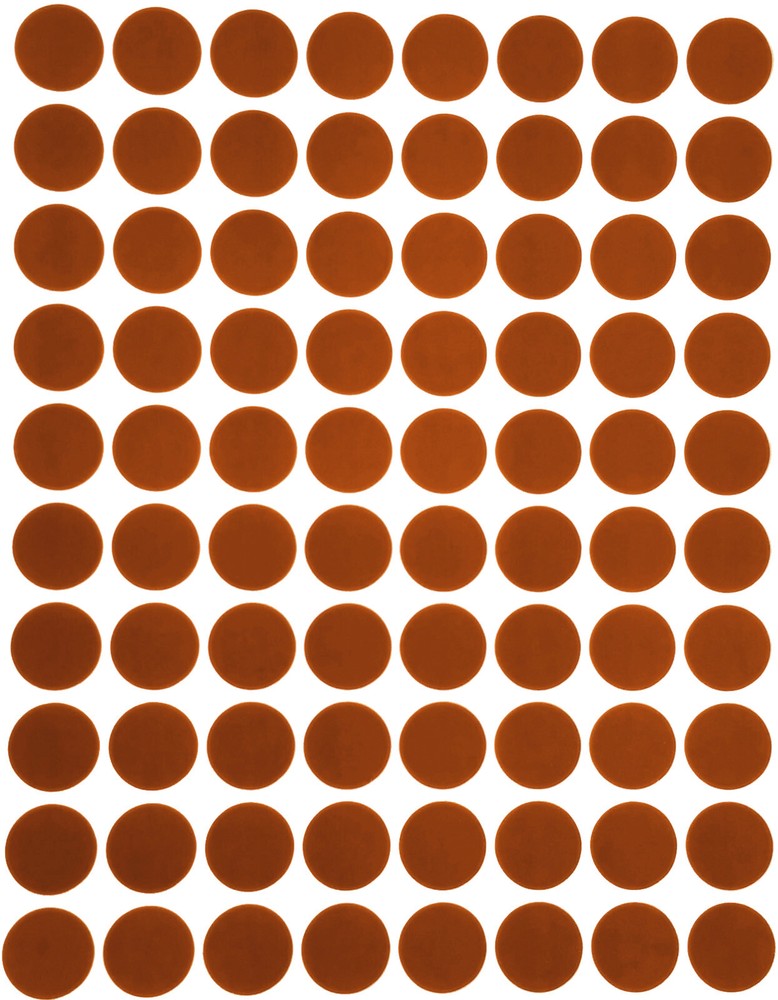 Color-Coding Brown Labels in Various Sizes 8MM-38MM (¼ » – 1 ½ «) 15 Sheets