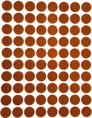 Color-Coding Brown Labels in Various Sizes 8MM-38MM (¼ » – 1 ½ «) 15 Sheets