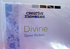 Creative Memories LOT OF DIVINE – Epoxy Stickers, Paper Flowers, & Paper Ribbon