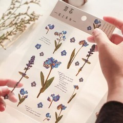 Small Fresh Plant Stickers Hand Tent DIY Scrapbooking Supplies Material Paste