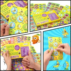 Smelly Stickers Scratch and Sniff for Kids, Scented Stickers 48 Sheets 746 PC…