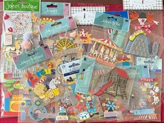 U CHOOSE – RARE AMUSEMENT PLAYGROUND PARK CARNIVAL CIRCUS 3D STICKERS JOLEE’S