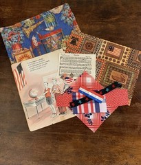 Assorted Holiday Themed Vintage Junk Journaling Paper & Buttons Packet 130 Items