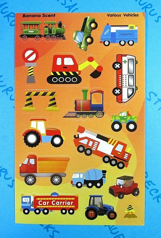 Horiechaly Banana Scented Scratch & Sniff Stickers