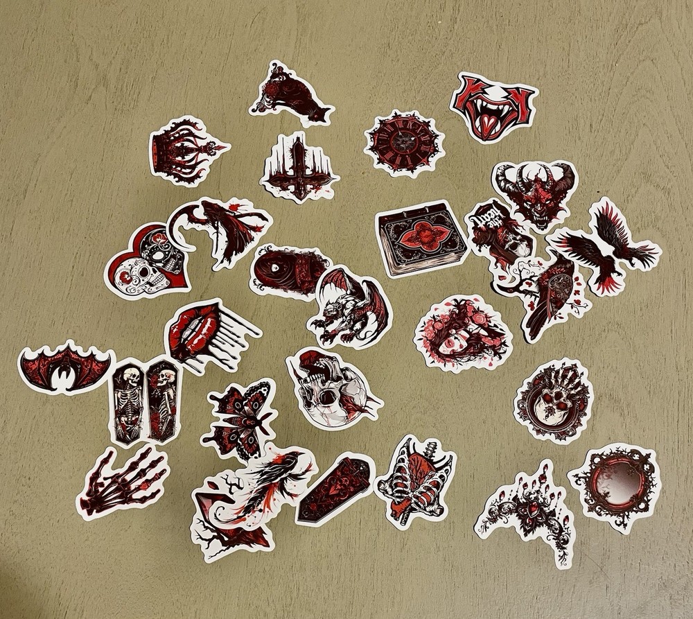 28 ‘goth’ Stickers