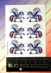 Unicorns & Rainbows Sticker Sheet Style 2