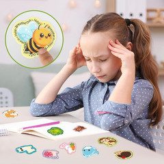 48 Pcs Animal Stickers Motivational Cute Animals Reward Stickers Cute Sticker fo
