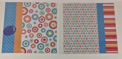 Scrapbook Lot Pages Bright Colors Family Kids Cut Outs 12×12 Paper Makes 16 Page
