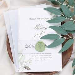 Wax Seal Stickers – Baby’s Breath Wedding Invitation Envelope Seal Stickers, …