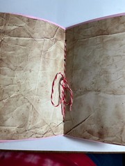 valentines junk journal scrapbook tassel pen clip 74 pages penguin couple
