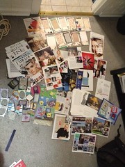 100+ Loose Magazine Pages Paper Scraps Card Candy Scrapbook Kit- Paper Crafts