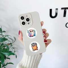 500 Pcs Colourful Owl Roll Stickers for Kids, Teachers, and Goodie Bags